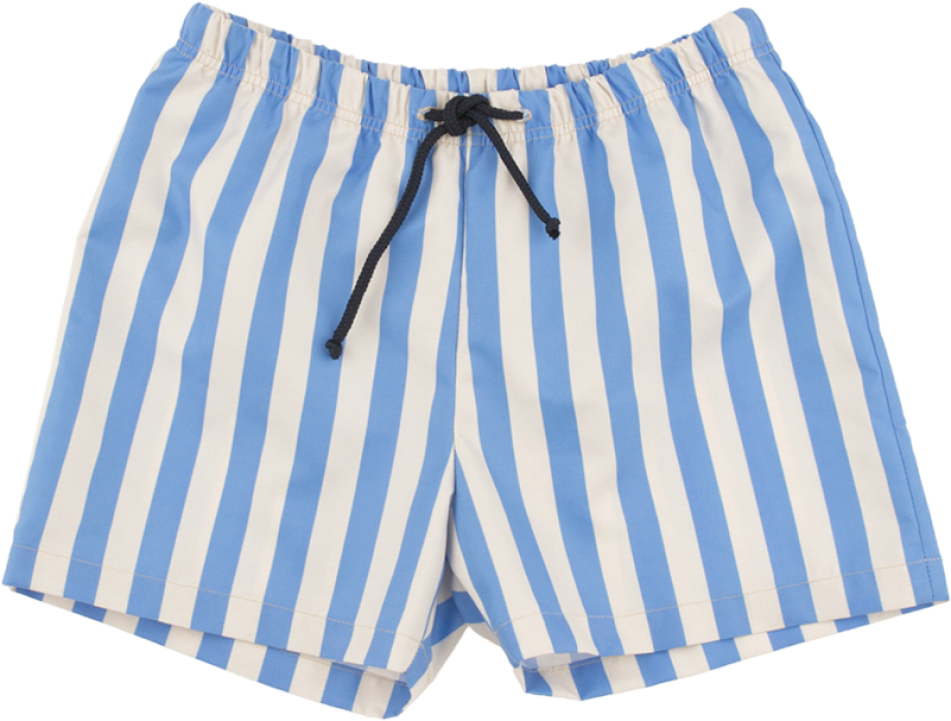 Tiny Cottons Stripes Swim Trunks - Swim Trunks Blue Stripes (960x720), Png Download