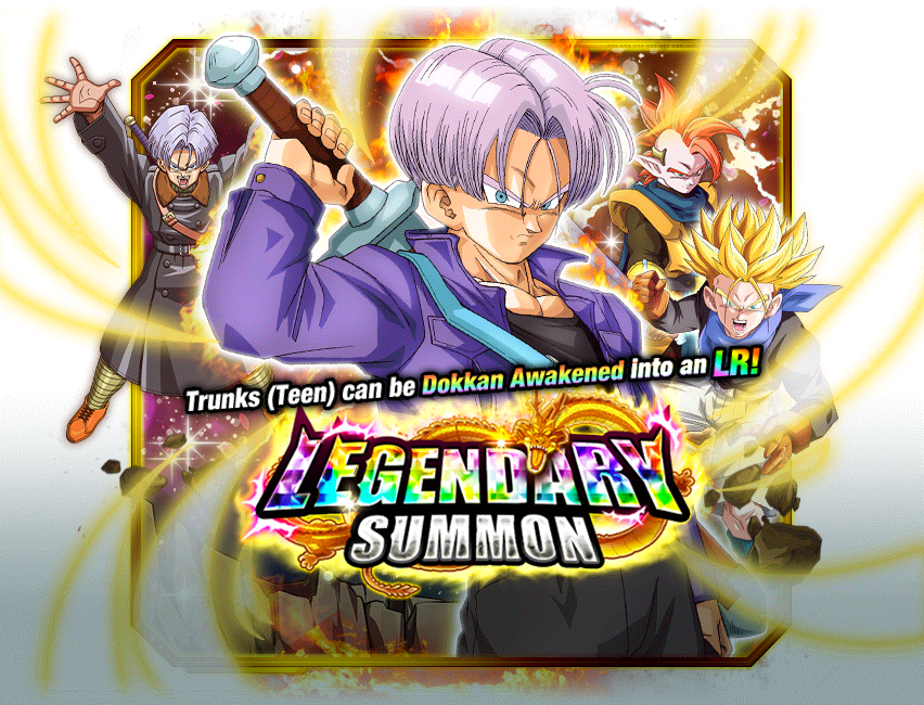 Legendary Summon [trunks ] - Dragon Ball Z Dokkan Battle (852x650), Png Download