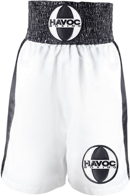White And Silver Boxing Trunks (645x645), Png Download