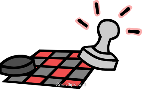 Chess And Checkers Royalty Free Vector Clip Art Illustration (480x300), Png Download