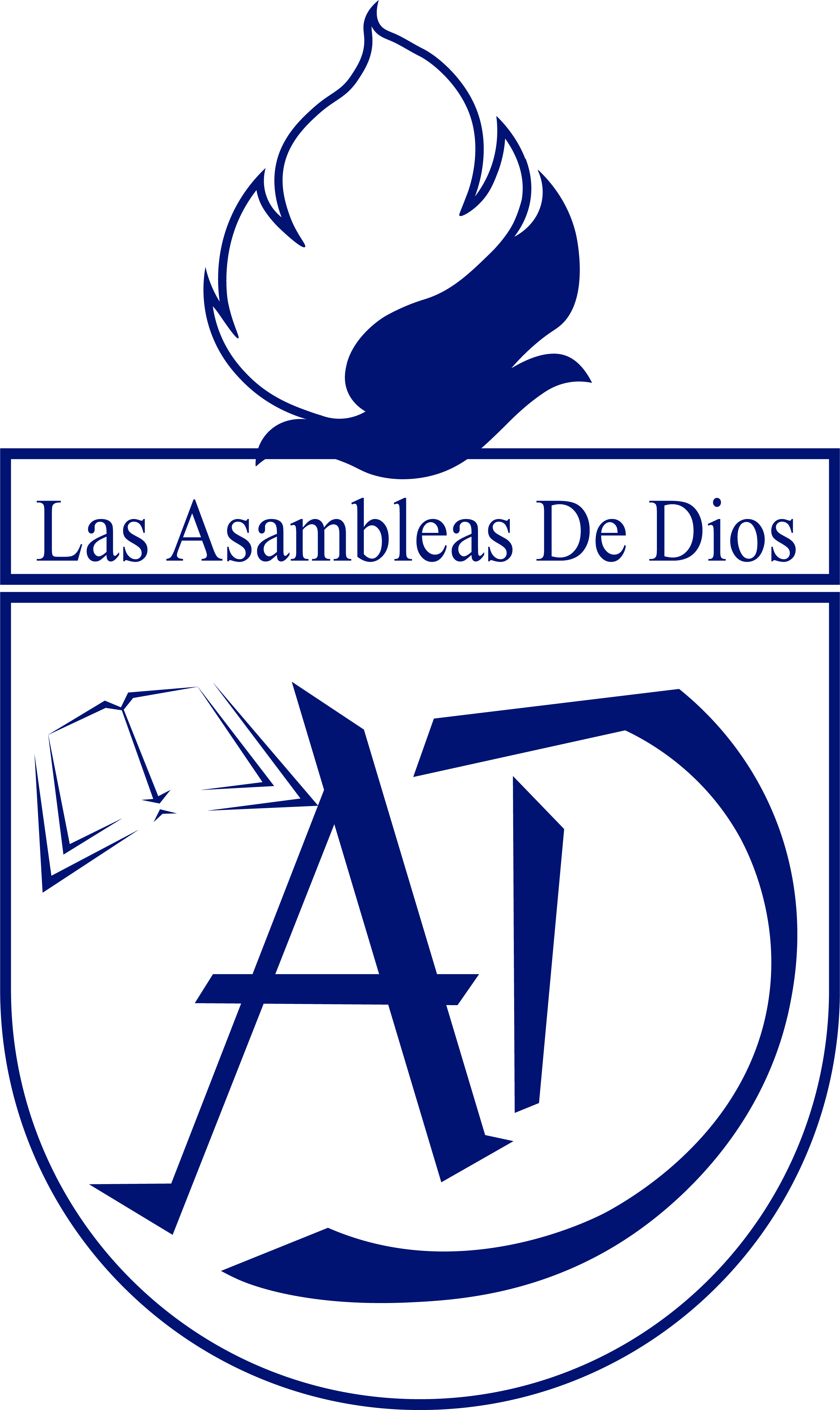 Escudo Completo De Las Asambleas De Dios - Assemblies Of God (2789x4681), Png Download