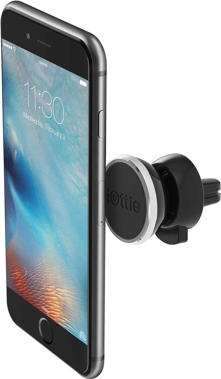 Iottie Itap Magnetic Air Vent Car Mount Holder For - Iottie Itap Magnetic Air Vent Car Mount - Black (1500x1500), Png Download