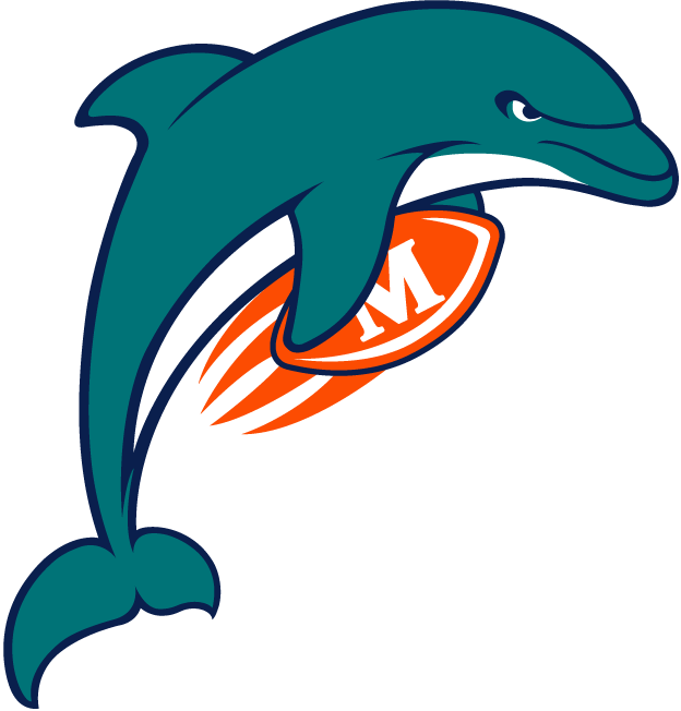 Miami Dolphins Logo Tweaked8 - Miami Dolphins (624x652), Png Download