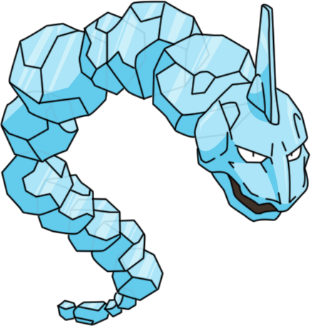 Crystal Onix Pokédex - Crystal Onix Pokemon (436x457), Png Download