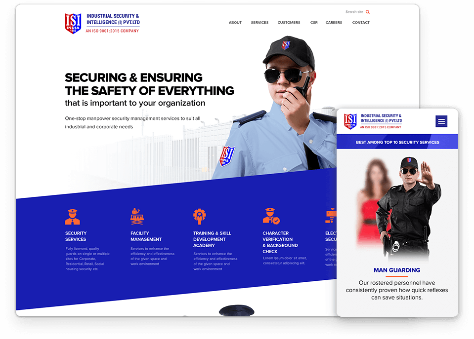 Isi Website Design - Company Web Design (959x687), Png Download