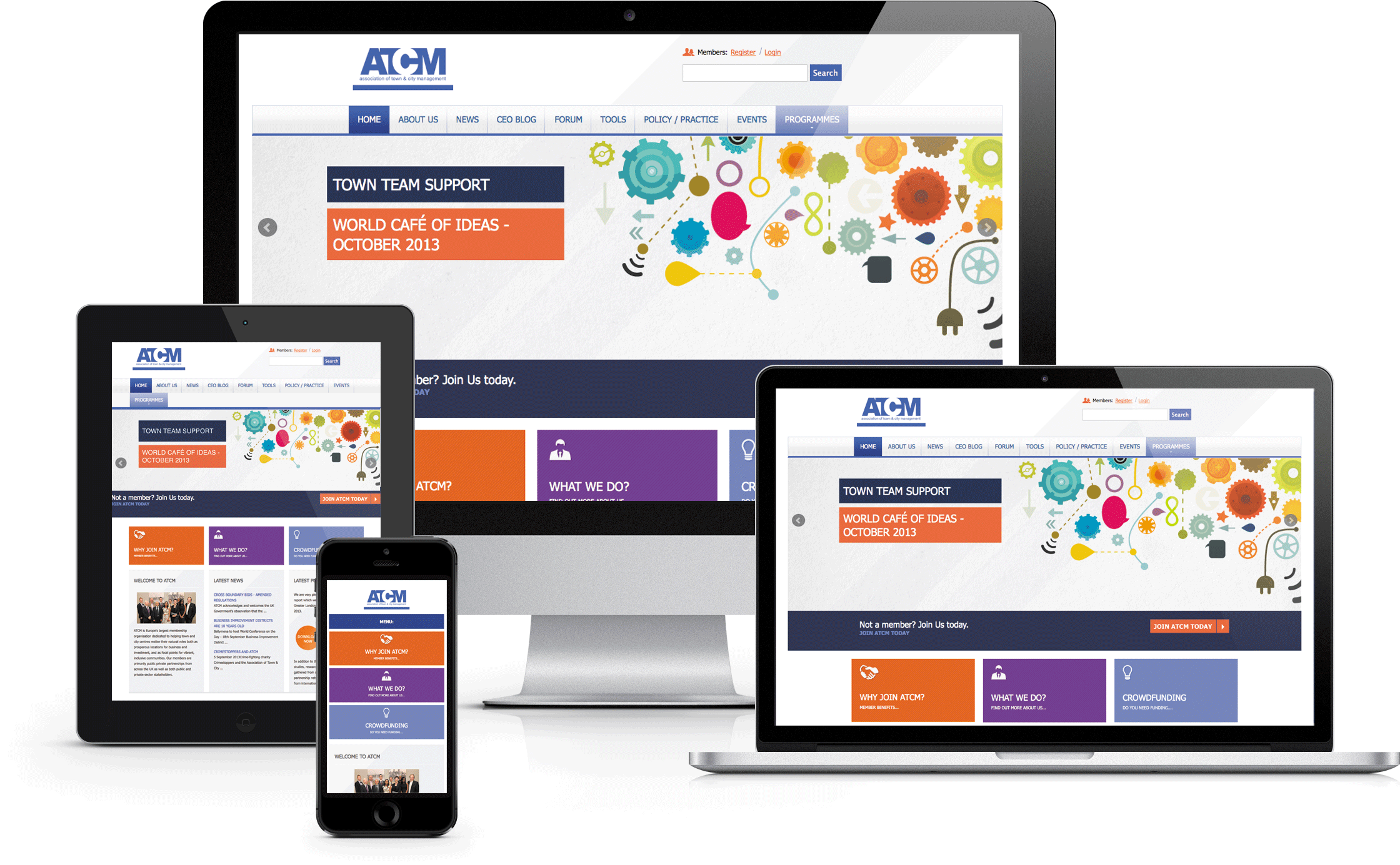 Make Your Site Compatible With Mobile Device - Responsive Design (2437x1529), Png Download