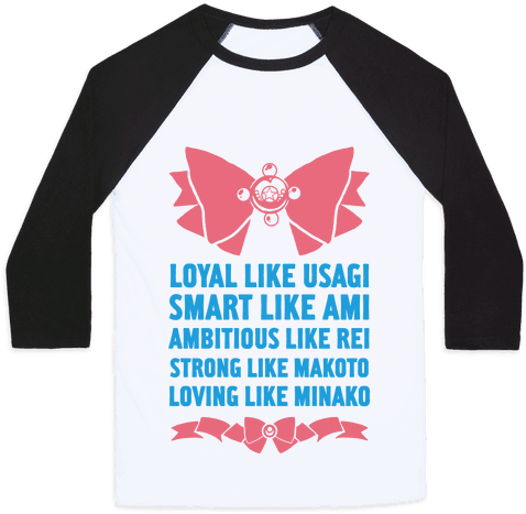 Loyal Like Usagi, Smart Like Ami, Ambitious Like Rei, - Gay Pride Bff Outfits (484x484), Png Download