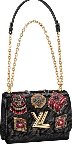 40 - Twist Mm Black - Louis Vuitton (250x500), Png Download