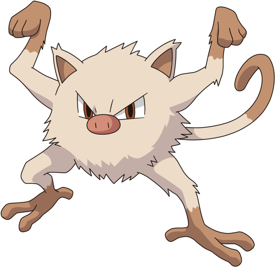 Mankey Png - Pokemon Mankey (905x882), Png Download