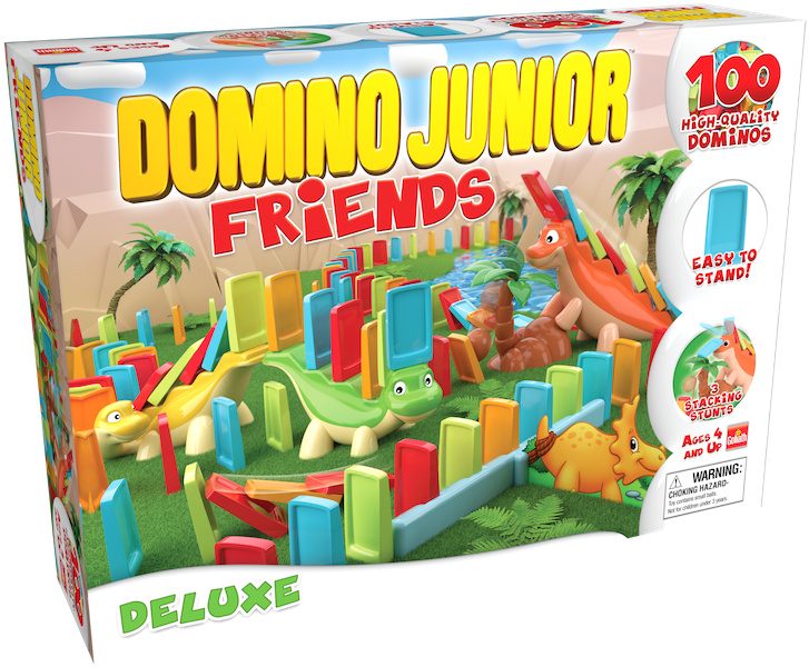 Goliath Domino Junior Dino Amigos 1.2 Kg (800x800), Png Download