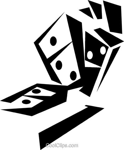 Dominos Royalty Free Vector Clip Art Illustration - Illustration (398x480), Png Download