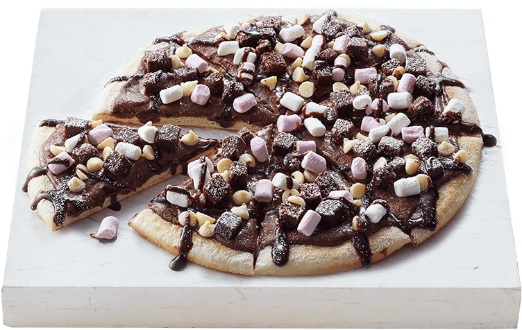 Dominos Chocoholic Dessert Pizza (800x550), Png Download