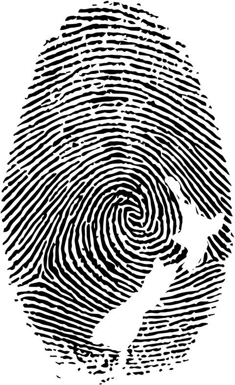 They Wanted To Incorporate A Fingerprint Into The Logo - Finger Print (600x849), Png Download