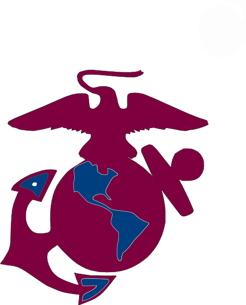 Small - Marine Corp Emblem Silhouette (480x595), Png Download