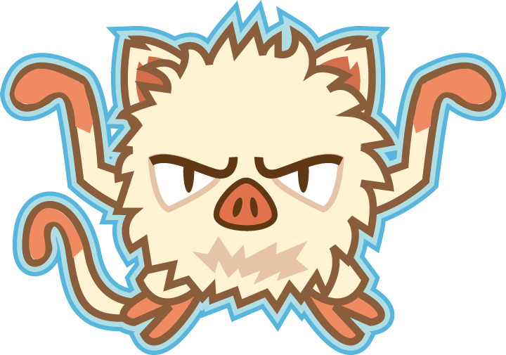 Mankey (720x505), Png Download