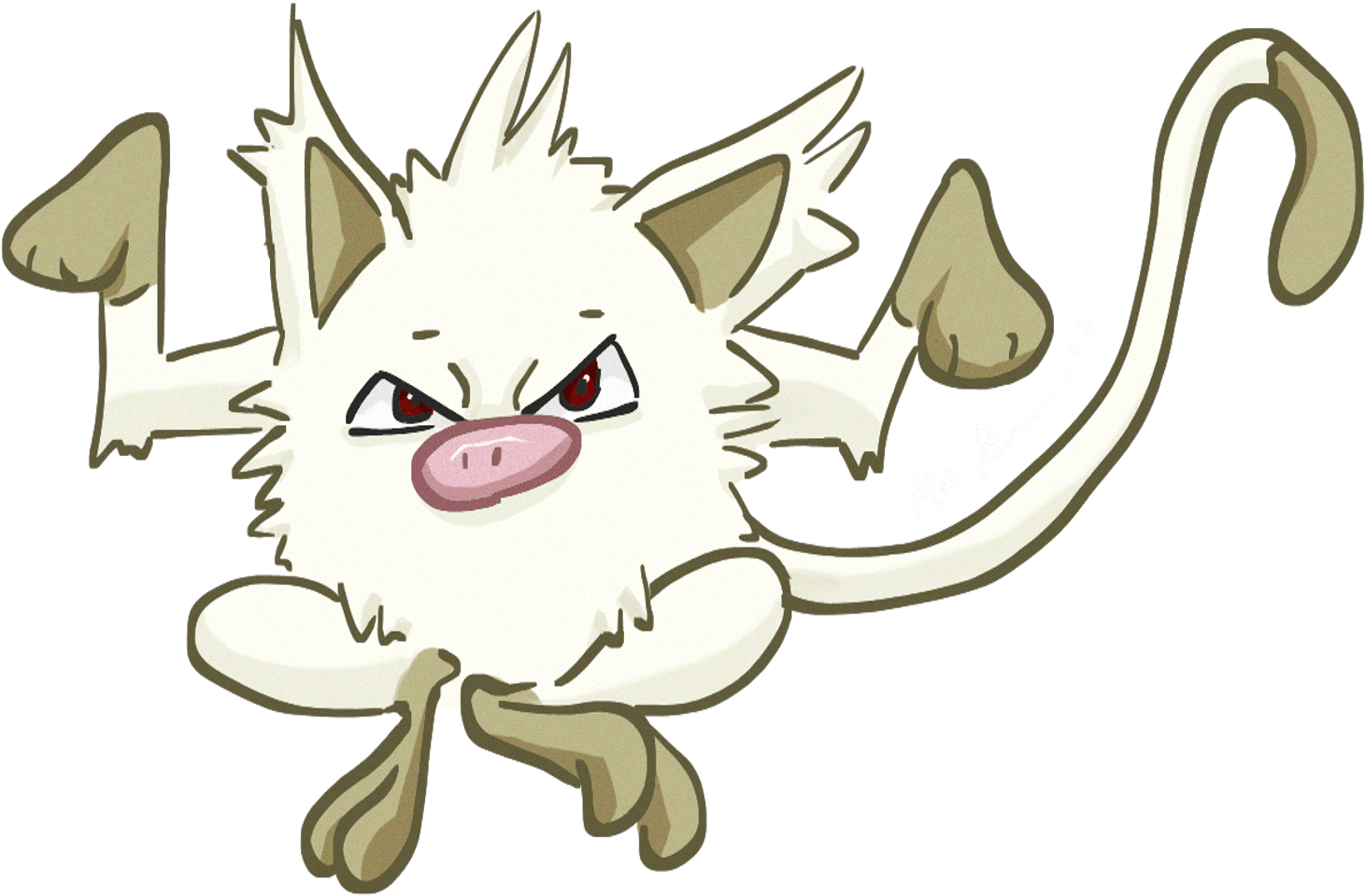 Mankey Download - Mankey (1482x975), Png Download