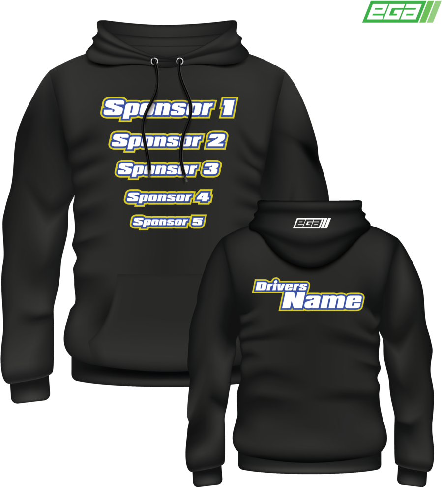 Ega Drivers Name Edition - Hoodie (964x1024), Png Download
