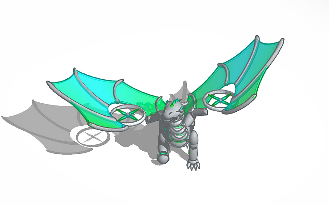 Robotic Dragon Png Image Transparent - Dragon (1152x720), Png Download