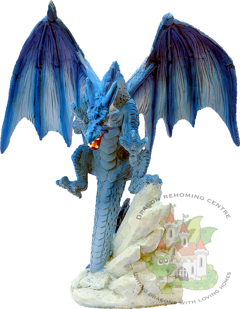 Large Ice Dragon By Netherwood Collectables - Action Figure (828x1058), Png Download