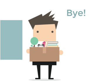 Bye - Employee Quit (600x290), Png Download