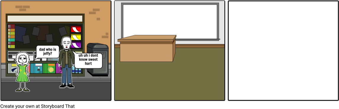 Jeffy - Storyboard (1164x385), Png Download