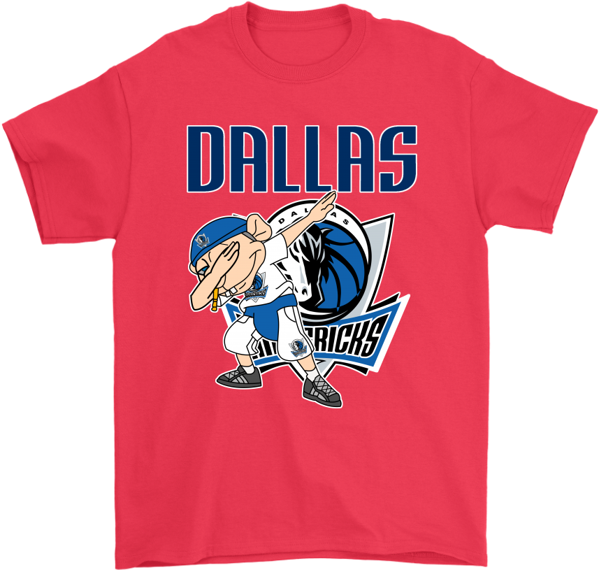 Dallas Mavericks Jeffy Dabbing Super Mario Logan Basketball - Funny Yoga Shirts (1024x1024), Png Download
