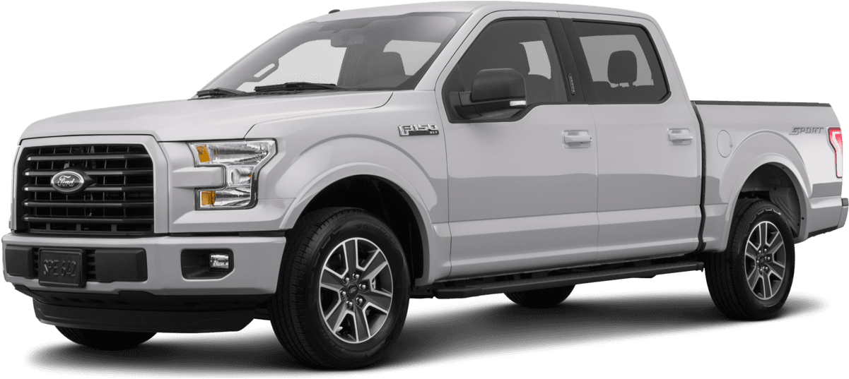 Silver 2016 Ford F 150 Xlt (1200x628), Png Download