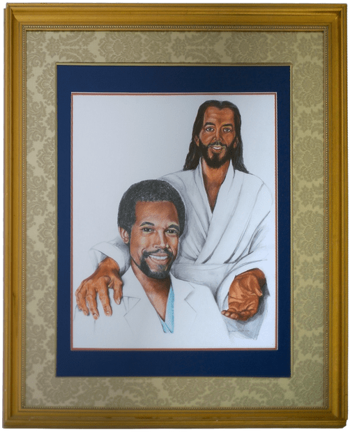 Ben Carson Jesus Painting (600x698), Png Download
