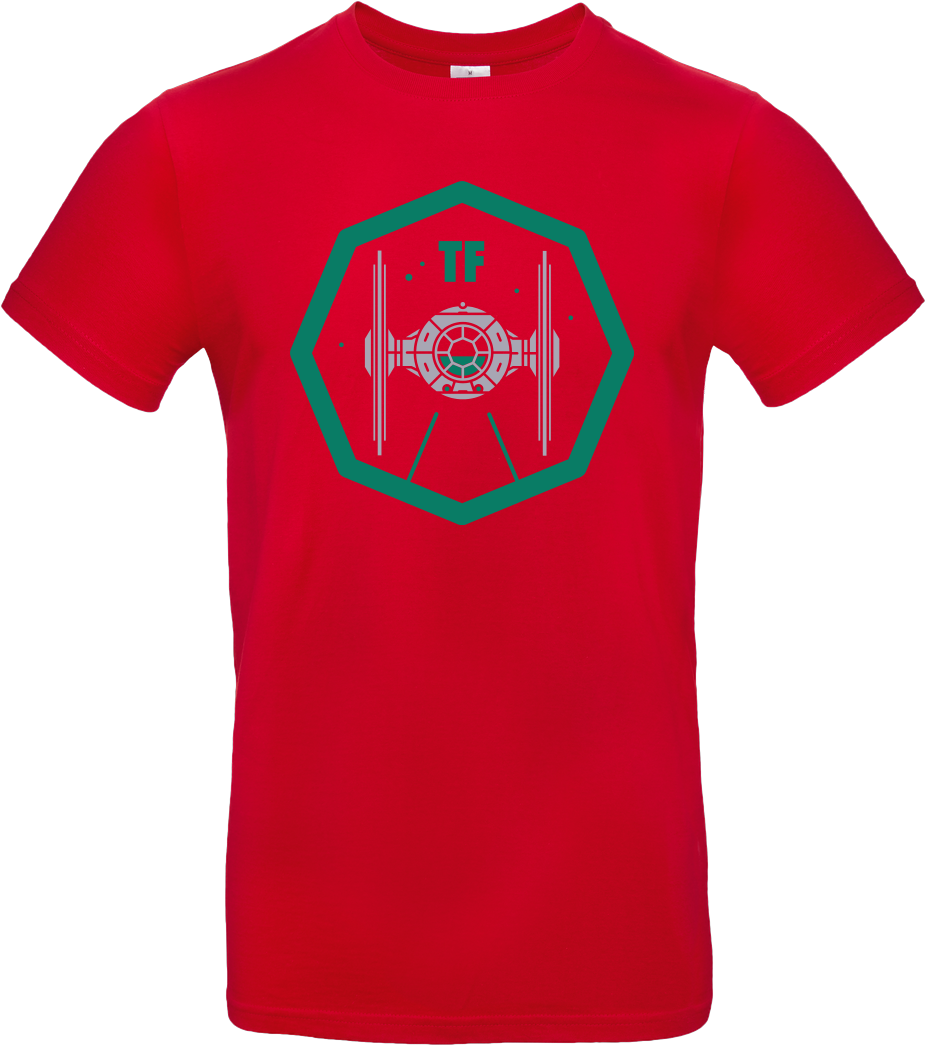 Jensmayor Tie Fighter T-shirt B&c Exact (1044x1044), Png Download