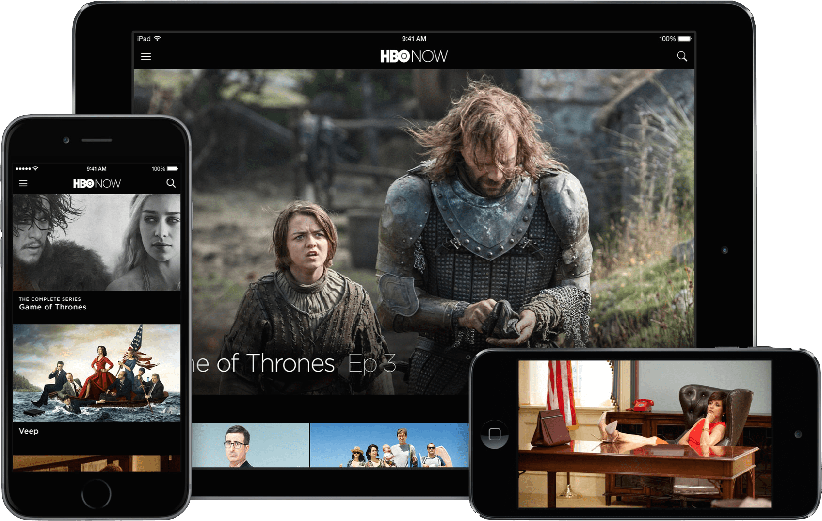 Hbo Now Updated With Ios 9's Picture In Picture Ipad - Television (2400x1200), Png Download
