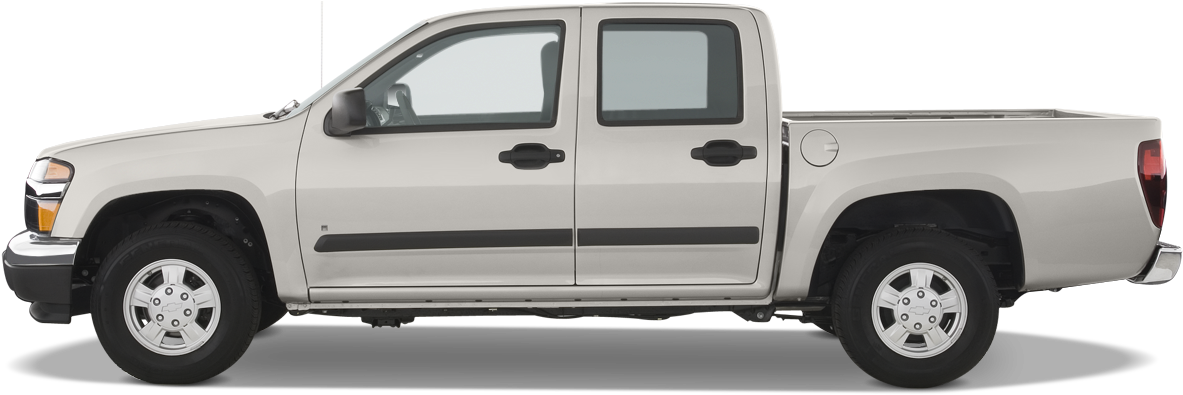 Great White Chevy Truck Png With White Chevy Truck - 2018 Nissan Frontier Sv Crew Cab (1280x960), Png Download