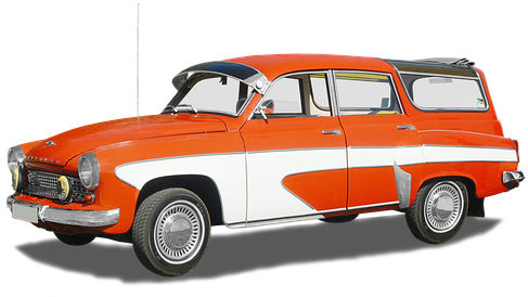 Pkw, Oldtimer, Wartburg 312, Combi - Classic Car (507x340), Png Download