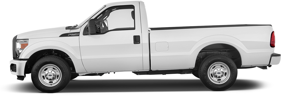 2016 Ford F-250 Side View - 2011 Toyota Rav4 Silver (1000x1000), Png Download