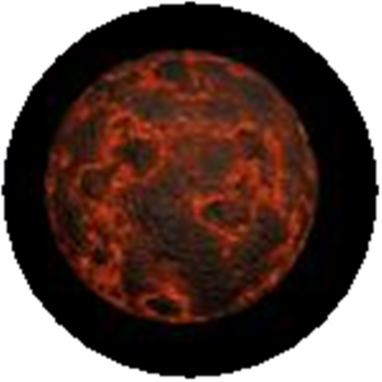 Its A Lava Planet Badge - Lava Planet (420x420), Png Download