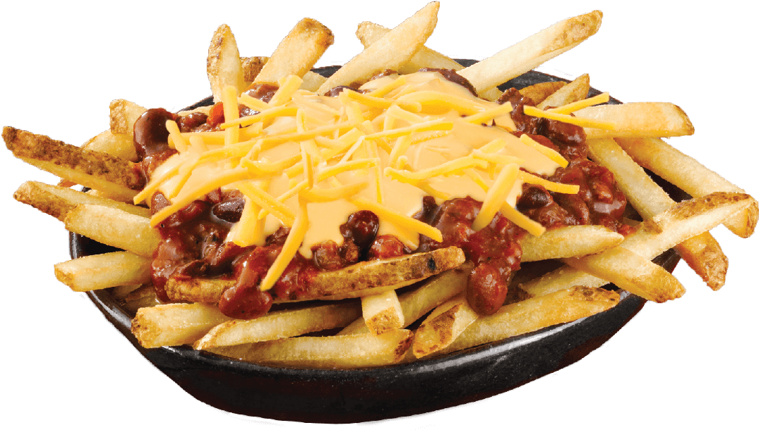 Wendy's Fries Png Banner Black And White Stock - French Fries With Cheese Png (1165x854), Png Download