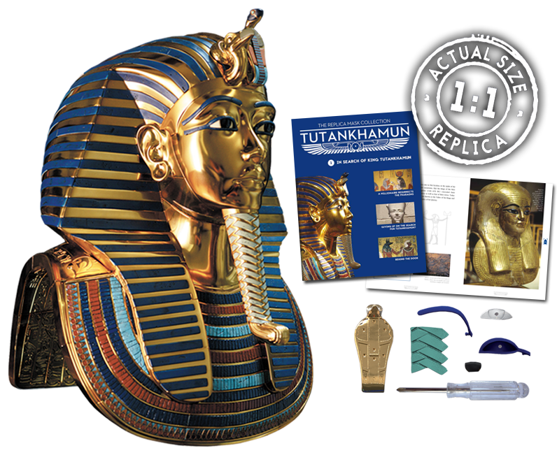 Build The Tutankhamun Mask - Build Tutankhamun Mask (796x651), Png Download