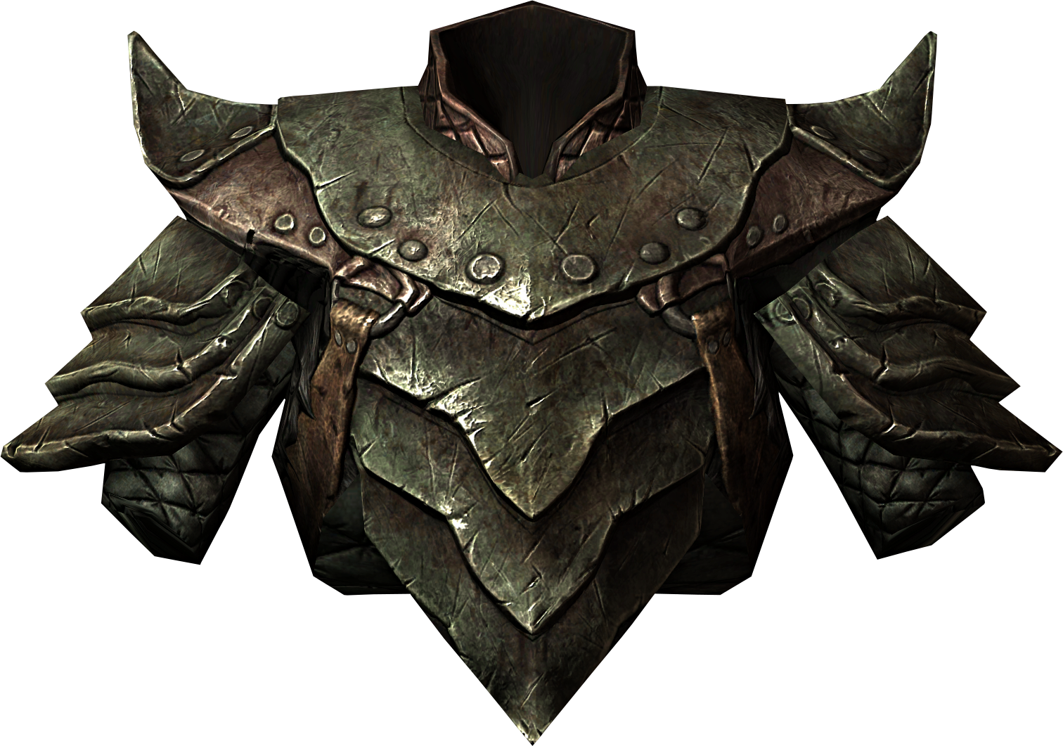 New Orc Armour Update - Armadura De Orco Skyrim (1512x1061), Png Download