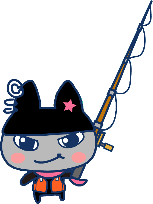 Kuromame Fisherman - Tamagotchi Kuromametchi (507x675), Png Download