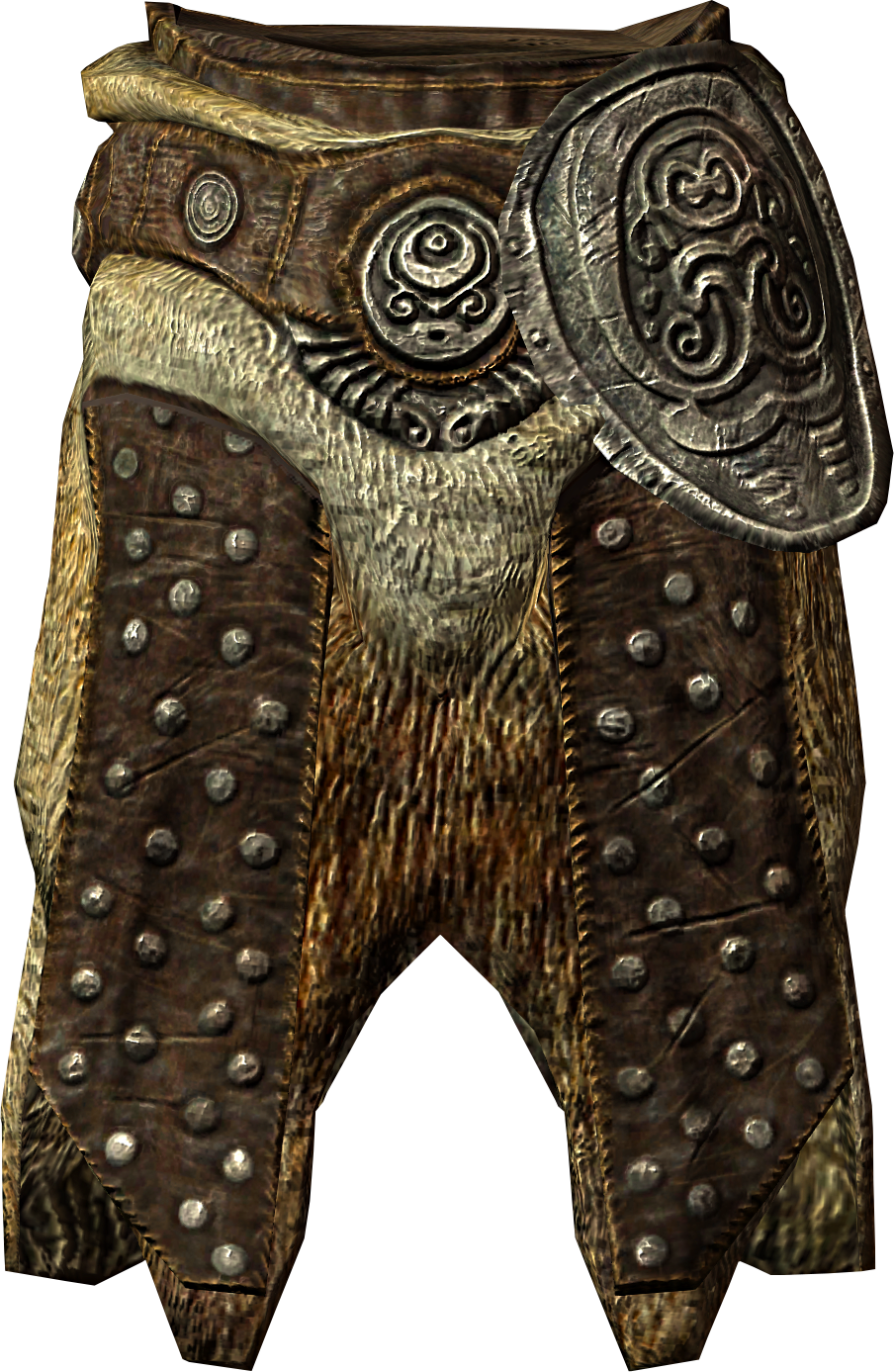 Skyrim Studden Armor Studded Armor - Skyrim Studded Armor (904x1387), Png Download