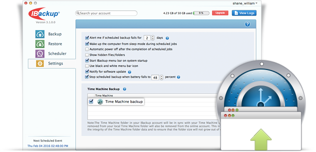 Backup Time Machine To The Cloud - Time Machine Backup Cloud (650x321), Png Download