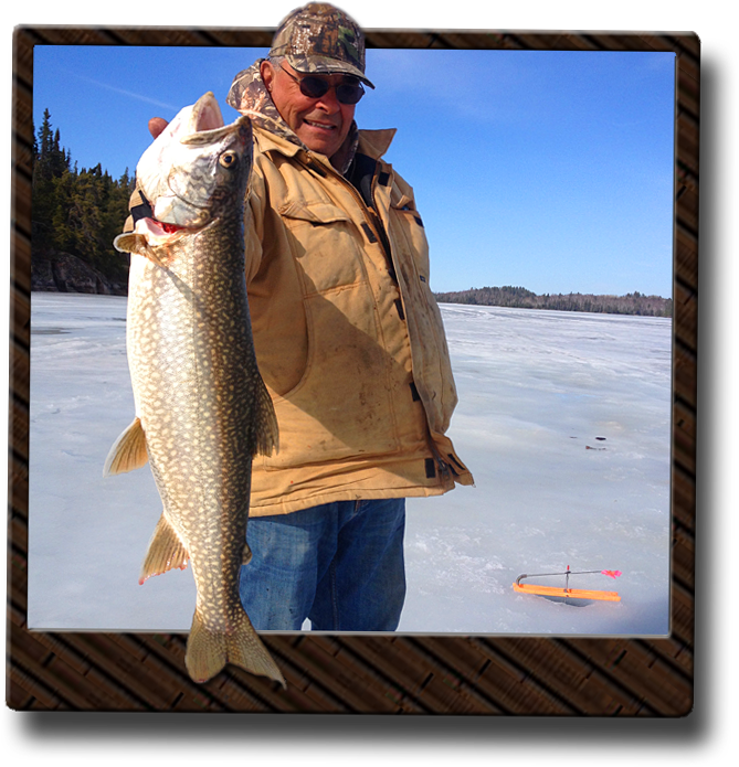 For The Avid Fisherman Winter Doesn't Mean You Take - Ontario (669x695), Png Download