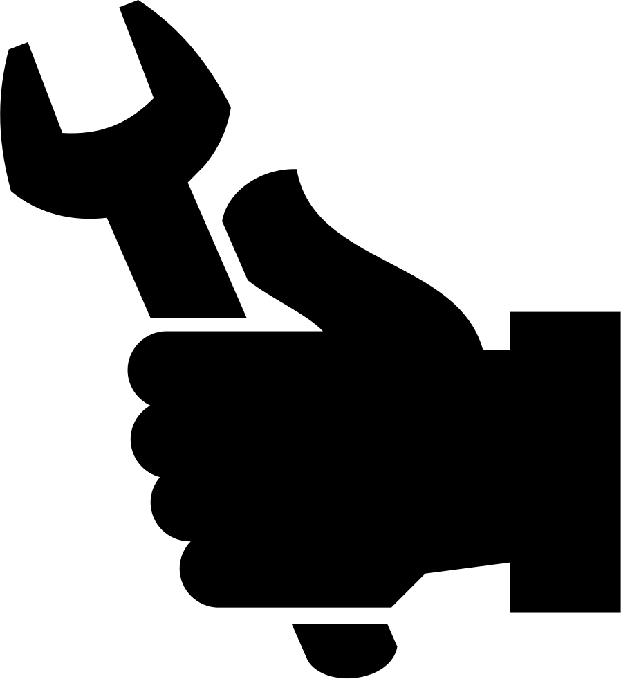 Png File - Mobile Mechanic Clipart Black And White (898x981), Png Download