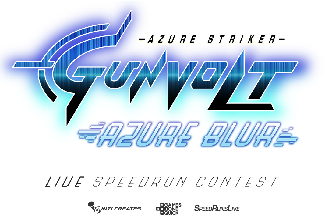 Azure Blur - Azure Striker Gunvolt Logo Png (1066x737), Png Download