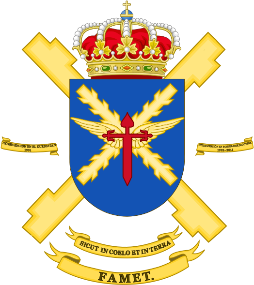 Army Airmobile Force, Spanish Army - Transport Coat Of Arms (527x600), Png Download