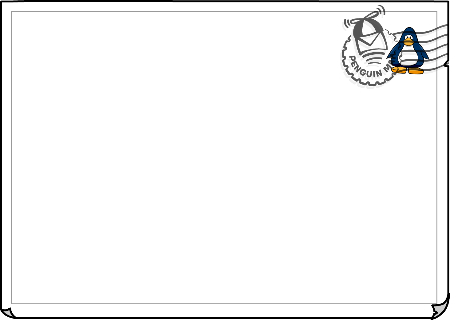 Postcard Plain - Cartoon (1463x1041), Png Download