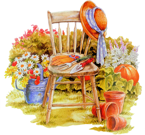 Tubes Jardin - Tube Jardin Centerblog (489x455), Png Download