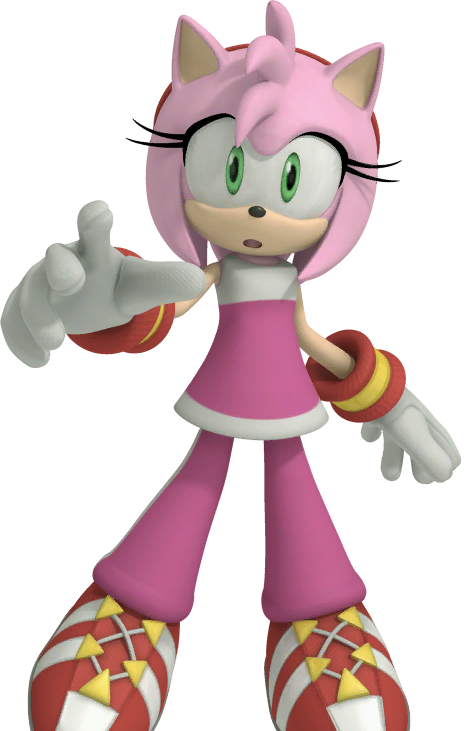 Freeriders Amy-shocked - Sonic Free Riders Amy (464x731), Png Download