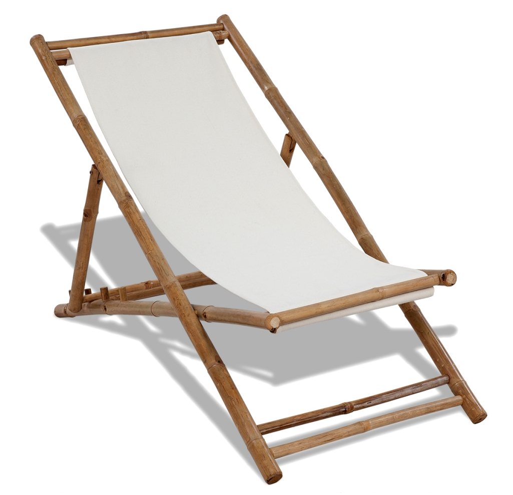 Deck Chair Png Photos - Deck Chair Bamboo And Canvas (1024x1024), Png Download