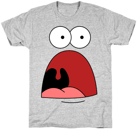 Patrick Is Shocked Mens T-shirt - I M Surrounded By Idiots Shirt (484x484), Png Download