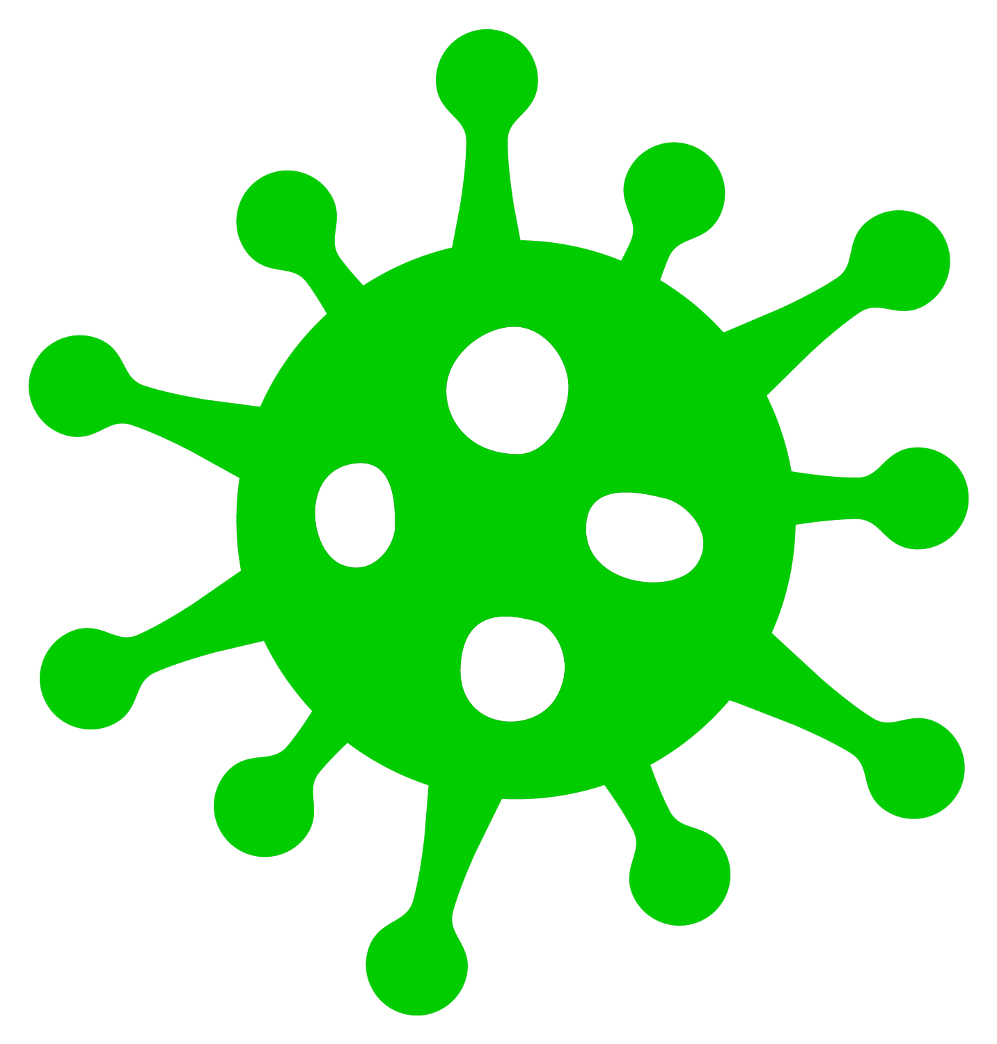 Mold Remediation - Bacteria And Virus Drawings (1500x1500), Png Download